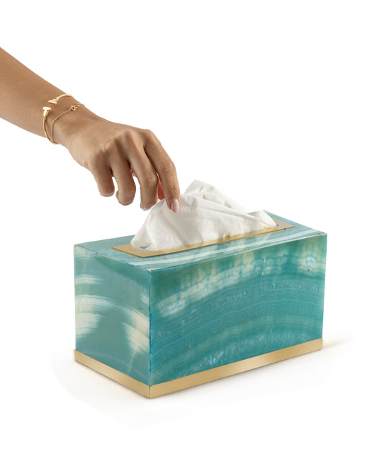 Marble Tissue Box