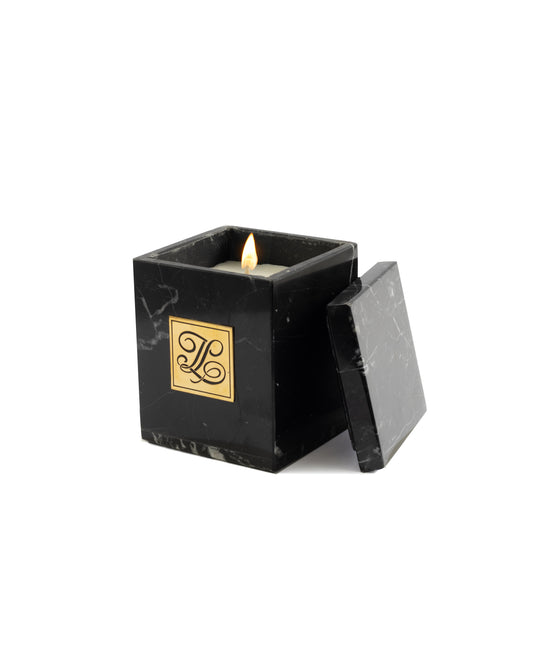 Squared Marble Candle